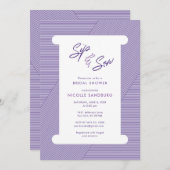 Naai Uitnodiging (Voorkant / Achterkant)