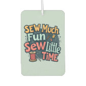 Naai veel plezier Naai weinig tijd Retro Stitch Ar Luchtverfrisser (Voorkant)