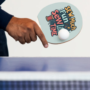 Naai veel plezier Naai weinig tijd Retro Stitch Ar Tafeltennisbatje