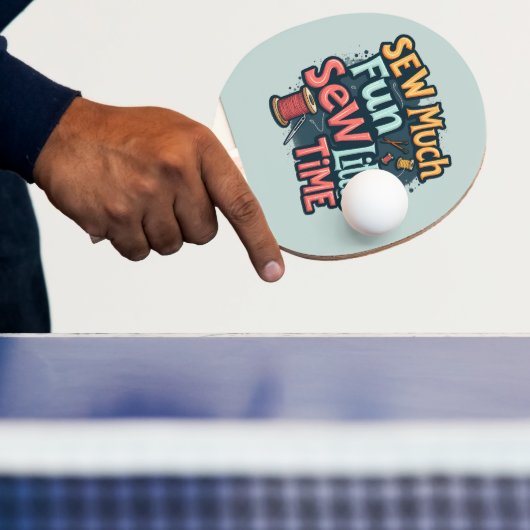 Naai veel plezier Naai weinig tijd Retro Stitch Ar Tafeltennisbatje