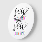 naai veel stof naaien met weinig tijd naadloos gra grote klok (Hoek)