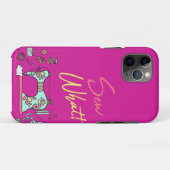 Naai welk Paarse iPhone hoesje (Achterkant (horizontaal))