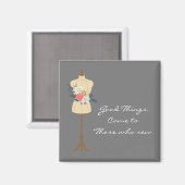  naaiachtige kleding magneet (Voorkant / Achterkant)