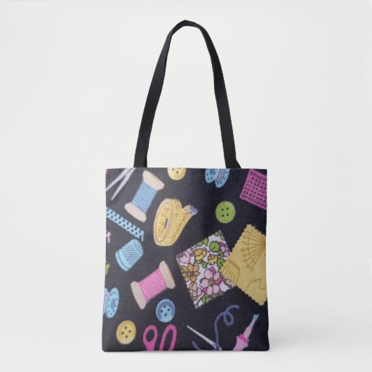 Naaibegrippen Canvas tas (Voorkant)