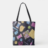 Naaibegrippen Canvas tas (Achterkant)