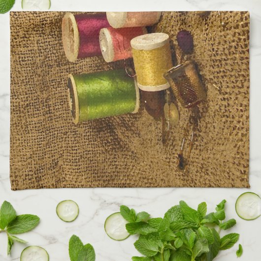 Naaibenodigdheden Theedoek (Gevouwen)