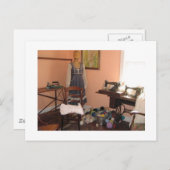 Naaibenodigdheden van de oude dagen briefkaart (Voorkant / Achterkant)