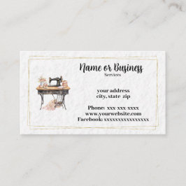 Naaidiensten Visitekaartje