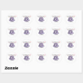 Naaidoctoraat Ronde Sticker (Vel)