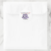 Naaidoctoraat Ronde Sticker (Tas)