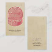 Naaidoos Stijl Roze Roze Roze Gewoon Visitekaartje (Voorkant / Achterkant)