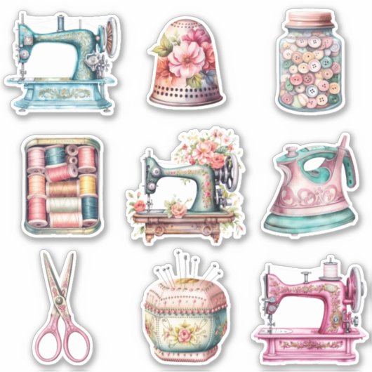  naaielementen sticker (Voorkant)