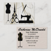 Naaien 1A / Mode / naaister Visitekaartje (Voorkant / Achterkant)