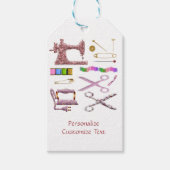  naaien Accessoires voor Seamstress Tailor Cadeaulabel (Voorkant)