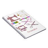 naaien Accessoires voor Seamstress Tailor Notitieboek (Rechterzijde)