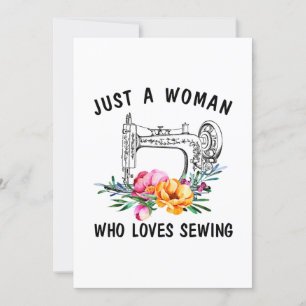 naaien   Alleen een vrouw die van naaien houdt Kaart