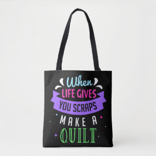 Naaien als het leven je scheurt tote bag