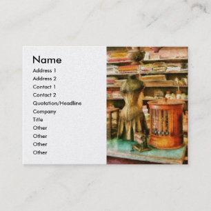 Naaien - Benodigdheden voor de naamakerij, toevoeg Visitekaartje