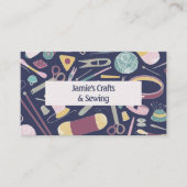 Naaien, breien, ambachtslieden, Visitekaartje voor (Voorkant)