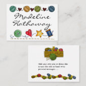 Naaien / Breien behuizing Kaart / Label door SRF (Voorkant / Achterkant)