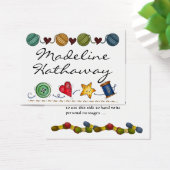 Naaien / Breien behuizing Kaart / Label door SRF (Bureau)