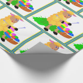 Naaien Breien Schaap Moederdag Verjaardag Cadeaupapier (Hoek)