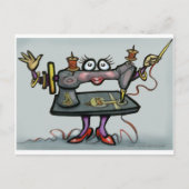 naaien briefkaart (Voorkant)