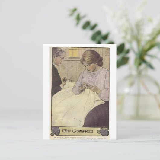 naaien briefkaart (Staand voorkant)