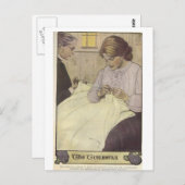 naaien briefkaart (Voorkant / Achterkant)