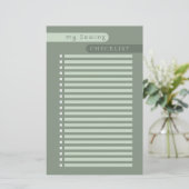 naaien checklist sage (Staand voorkant)