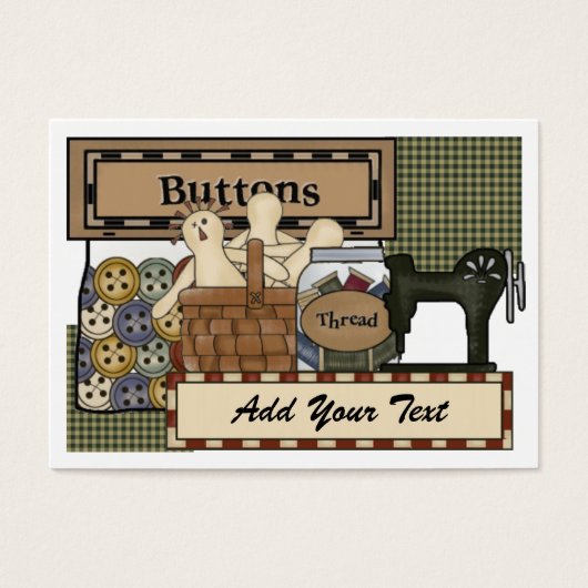 Naaien / Crafter / Naadstress Kaart / Label - SRF (Voorkant)