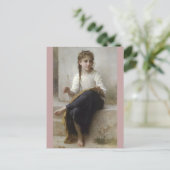 Naaien door William-Adolphe Bouguereau Briefkaart (Staand voorkant)