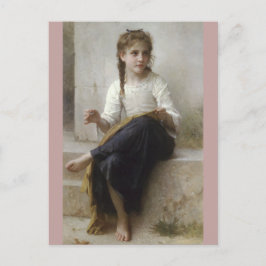 Naaien door William-Adolphe Bouguereau Briefkaart