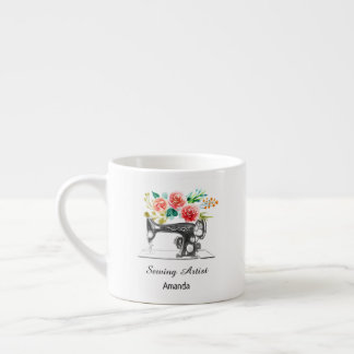 Naaien Dressmaker Crafter Zwart Wit Espresso Kop