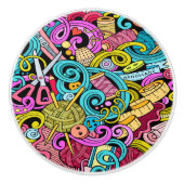 Naaien en breien van keramische knoppen (Voorkant)