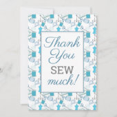 Naaien en Quilten Grappig Bedankkaart (Voorkant)