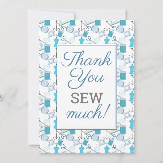 Naaien en Quilten Grappig Bedankkaart (Voorkant)