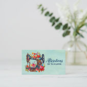 Naaien en Veranderingen -  Illustratie Visitekaartje (Staand voorkant)