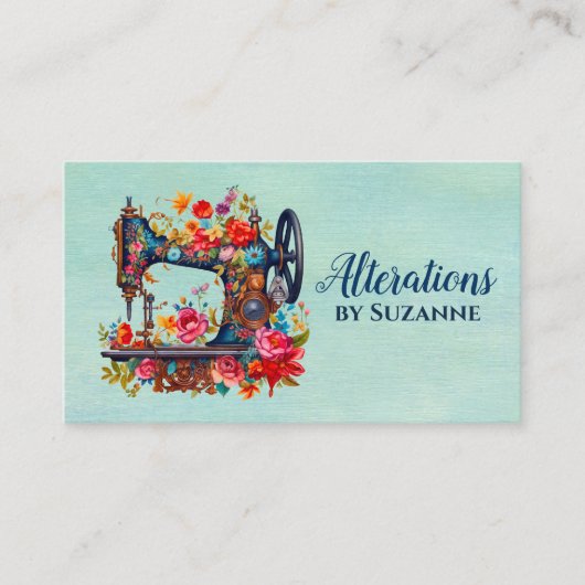 Naaien en Veranderingen -  Illustratie Visitekaartje (Voorkant)