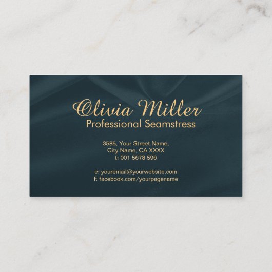 Naaien en Veranderingen - Line Art Visitekaartje (Achterkant)