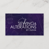 Naaien en Veranderingen - Line Art Visitekaartje (Voorkant)