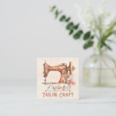 Naaien en Veranderingen - Style Art Vierkante Visitekaartje (Staand voorkant)