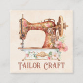 Naaien en Veranderingen - Style Art Vierkante Visitekaartje (Voorkant)