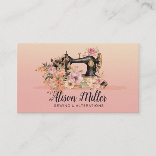 Naaien en Veranderingen -  Style Art Visitekaartje (Voorkant)