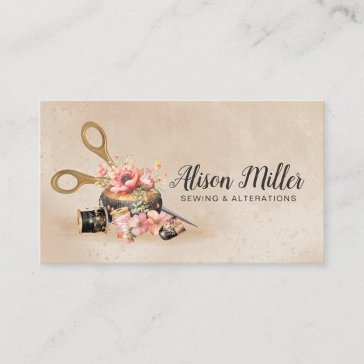 Naaien en Veranderingen -  Style Art Visitekaartje (Voorkant)