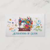 Naaien en Veranderingen -  Style Art Visitekaartje (Voorkant)