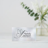 Naaien en Veranderingen - Vlindernaald Visitekaartje (Staand voorkant)