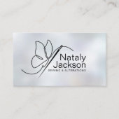 Naaien en Veranderingen - Vlindernaald Visitekaartje (Voorkant)