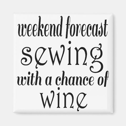 Naaien en wijn magneet (Voorkant)