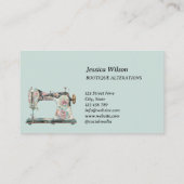 naaien en wijzigingen Handgemaakte Crafter Visitekaartje (Achterkant)